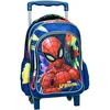 Image de Sac à dos à roulettes Spiderman Marvel Bleu 30 CM Trolley Maternelle