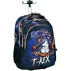 Image de Sac à dos à roulettes Dinosaure T-rex Violet 48 CM - Cartable