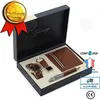 Image de Coffret cadeau - LUNAVO - Montre Portefeuille Porte-clés Stylo - Pour homme - Fête des pères - Européen