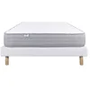 Image de LUXURY LITERIE - Ensemble matelas + sommier - ZEN - 160 x 200 cm - Tapissier - Ferme - Face été/hiver