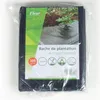Image de Bâche de plantation noire 1x10m 100g/m²