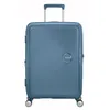 Image de American Tourister Valise gris bleu pour femme et homme - Soundbox Spinner 67 / 24 TSA EXP Trolley Stone Blue 177732