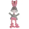 Image de Peluche Lapin gris avec corde pieno 38 cm pour chien - Flamingo
