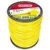 Image de Fil débroussailleuse Etoile Nylon Jaune ø2.4mm/332m Oregon 69-455-Y Fil de coupe simple et efficace : nylon de haute qualité pour