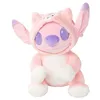 Image de Jouet - SIMBA - Peluche en grenouillère renard - Rose - Facile à entretenir - Mixte
