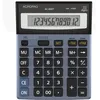 Image de ACROPAQ Calculatrice de bureau- Écran 12 chiffres- Dual Power- 350g- Ecran incliné avec pied arrière- Gris
