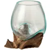 Image de Vase Déco sur Pied Gamal 13cm Transparent