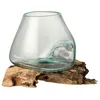 Image de Vase Déco sur Pied Gamal 20cm Transparent