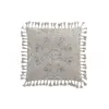 Image de COUSSIN MAROC FLOCHES VEL GRI Gris/Greige