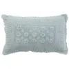 Image de Coussin Déco Dentelles 30x50cm Bleu