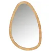Image de Miroir Mural Design Dusty 70cm Naturel