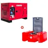 Image de Groupe électrogène diesel 15kW + station de ravitaillement 210L MW Tools DG150EPPACK1