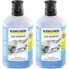 Image de Lot de 2 shampoings de voiture 3 en 1 pour nettoyeur haute pression Kärcher - Flacon de 1L. 62957500*2