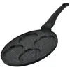 Image de HERZBERG Poêle à crêpes 26 cm - revêtement marbré antiadhésif compatible tous feux (induction)