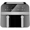 Image de Friteuse à air chaud (Airfryer) numérique double panier - COMFY NEST - CNAFD45NB - 9 L - 2400 W - Noir