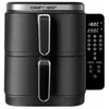 Image de Friteuse Air Fryer double panier verticale 11 L 2800 W Comfy Nest CN-06177 - Noir