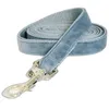 Image de Laisse pour chien Kentucky Velvet - bleu - 120 cm