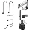 Image de Bc-elec - PL003 Echelle de piscine à 3 échelons en acier inoxydable 304SS 158cm Escalier piscine à 3 marches
