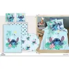 Image de Parure de Lit - Disney - Stitch Palm Tree - Housse de Couette 140x200 cm - Taie doreiller 65x65 cm - OEKO-TEX