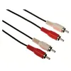 Image de 2 X Fiche Audio Rca Vers 2 X Fiche Audio Rca / De Base / 1 50 M / Doré