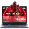 Image de PC Portable Gaming-Ryzen 7 6800H (Jusquà 475 Hz)-DDR5-16Go RAM-512Go SSD-WiFi 6-Windows 11 Pro-15.6FHD-Ordinateurs portable