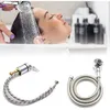 Image de Ensemble Pommeau Douche pour Lavabo Douchette de Salle de Bain Tuyau Télescopiquepour Laver les Cheveux ou Nettoyer le Lavabo