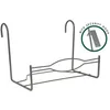 Image de Support Balcon Large - GARDEN ID - 35 x 18 cm Anthracite - Crochets Sécurisés - Dimensions Pratiques - Robuste