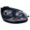 Image de Phare droit H7+H7 avec feu de direction noir pour Volkswagen Golf 5 de 2003 à 2008