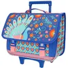 Image de Cartable à roulettes Paon Violet 41 CM - Trolley