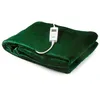 Image de Couverture chauffante DOMO - 10 positions de chaleur - Soulage et stimule - Molleton flanelle -180x160 cm - Vert