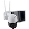 Image de Caméra de surveillance extérieure Wi-Fi sans fil + panneau solaire 78W - IP65 - Chacon