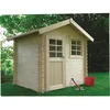 Image de Abri de jardin en bois SOLID Laval 238x198cm - Épaisseur 28mm - Porte simple - Surface 471m² - traité autoclave classe III