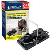 Image de Edialux Piège à rats et souris snap pack avantageux - 2+1 gratuit tapettes réutilisables en plastique robuste et métal galvanisé