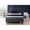 Image de Ensemble matelas + sommier 160x200 cm - Mousse mémoire - 28cm - 5 zones - Ferme - DEKO DREAM HOTEL PREMIUM LUX