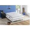 Image de Ensemble matelas sommier 180 x 200 cm Hauteur 24 cm - ressorts ensachés - 7 zones - réversible - fabriqué en Belgique - DEKO DREAM