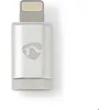 Image de Adaptateur - Apple - ALPEXE-56 - Lightning Mâle 8 Broches - USB Micro B Femelle - Blanc