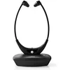 Image de Écouteurs Sans Fil Radio Fréquence (RF) Supra-Auriculaire Socle de Recharge Noir