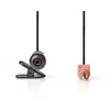 Image de Microphone Cravate - Nedis - Clip - Jack 3.5 mm - Filaire - Noir