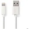 Image de Câble Lightning USB - Valueline - 2 m - Blanc - Synchronisation et charge - Apple iPad/iPhone/iPod