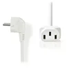 Image de NEDIS Câble d'alimentation pour PC, moniteur et onduleur blanc - 3 mètres