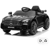 Image de MERCEDES-BENZ GT-R AMG Voiture Électrique 12V - Noir - 1 à 5 ans - Licence Officielle - Pneus EVA - Bluetooth