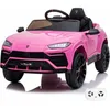 Image de Lamborghini Urus Voiture électrique enfant 12V rose   1 6 ans télécommande 24 GHz 2 moteurs 30 kg
