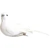 Image de 2 OISEAUX BLANC SUR PINCE- 10X3.5X4.5 CM