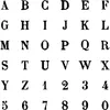 Image de SET TAMPONS ALPHABET - 15 CM - BOIS
