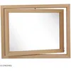 Image de Cadre en bois pivotant - Décoratif - 18 x 22 cm - Marron - Rectangulaire - Contemporain