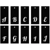 Image de Pochoirs alphabet 70 motifs - lettre cursives & chiffres