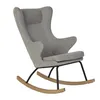 Image de Rocking Chair - QUAX - De Luxe - Tissu - Gris - Intérieur - Contemporain - Design