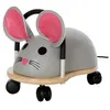 Image de Porteur souris WHEELY BUGS - Petit modèle - Bébé - 12 mois - Bois - 39x31x24cm
