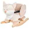 Image de Jouet à bascule - NATTOU - Bascule Renard Flo - Peluche douce - Socle bois robuste - Harnais sécurité