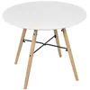 Image de Table Enfant Ronde Bois Blanc